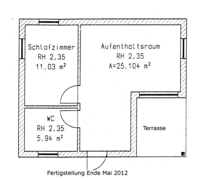 Kleines Ferienhaus Am Feldrand Villa Malchow  Rom bilde